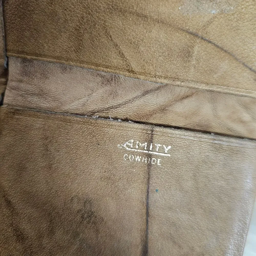 Amity vintage cowhide